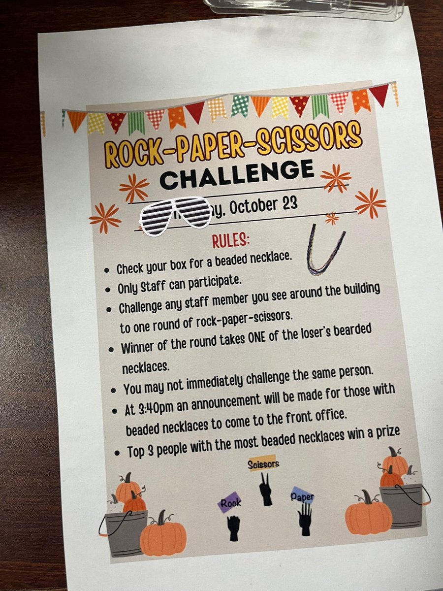 MatturroMEd's tweet photo. Our #RockPaperScissors winners were busy today!!! #funtober Congratulations.:::hope you all had a little extra fun!! #mostbeads https://t.co/xKaRfDwdYB