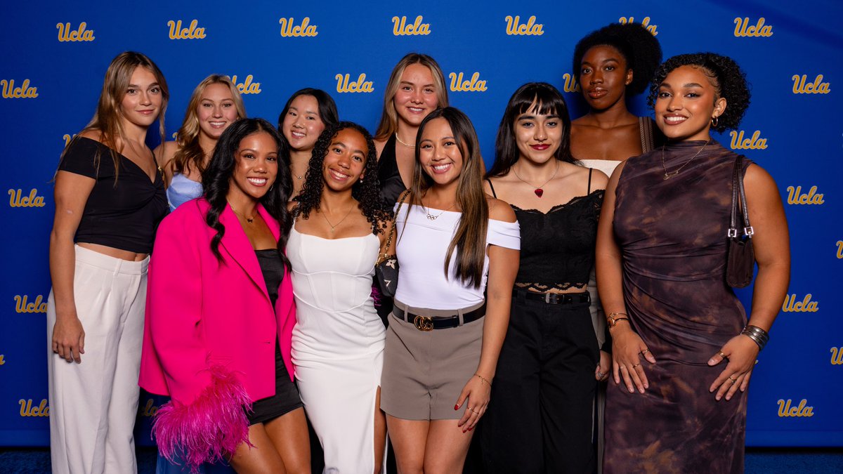 uclagymnastics's tweet photo. SLAYED on the blue carpet at last night’s Westwood Exchange Live NIL event! 🤩 https://t.co/eMfhCK885c