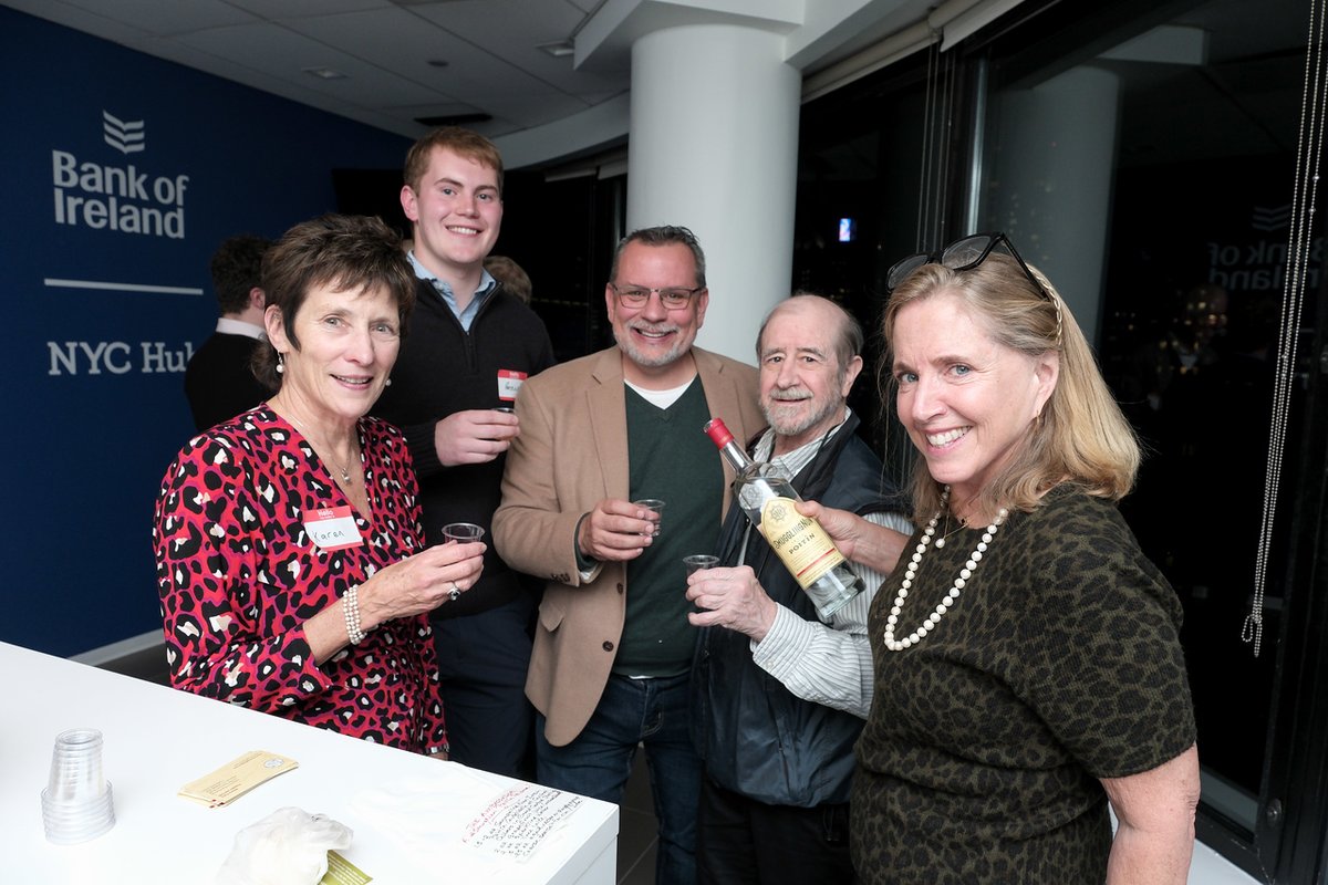 Our October Evening Event at <a href="/bankofireland/">Bank of Ireland</a> NYC Hub.  We were thrilled to welcome guest <a href="/DanMulhall/">Daniel Mulhall</a>, Former Irish Ambassador to the U.S. and a Director &amp; Brand Ambassador of 'TheCarlichauns'. Check out the full photo gallery at shorturl.at/BgMiZ. PHOTO CREDIT: James Higgins