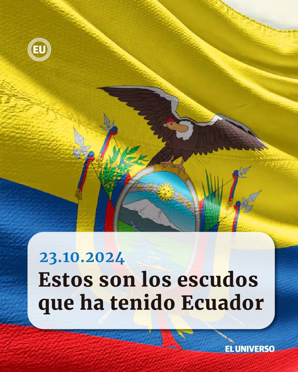eluniversocom's tweet photo. Estos son los escudos que ha tenido Ecuador https://t.co/6HVJLAwNv9

El uso del escudo está limitado a las entidades oficiales, públicas, educativas, militares y policiales. https://t.co/5GqL6PvotQ