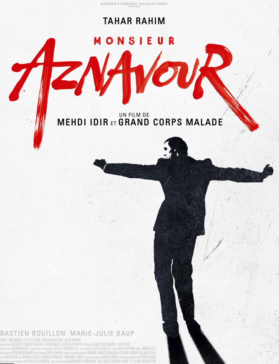 Très beau démarrage pour #MonsieurAznavour, le nouveau film de #mehdiidir et @grandcorpsmalad avec #taharrahim #bastienbouillon #mariejuliebaup avec 101.826 entrées (dont 31.774 en AVP). 
<a href="/MandarinProd/">Mandarin Production</a> <a href="/jeanrachidk/">Jean-Rachid</a> <a href="/arnaudchautard/">Arnaud Chautard 🇮🇩</a> @ArdavanSafaee <a href="/PatheFilms/">Pathé Films</a>