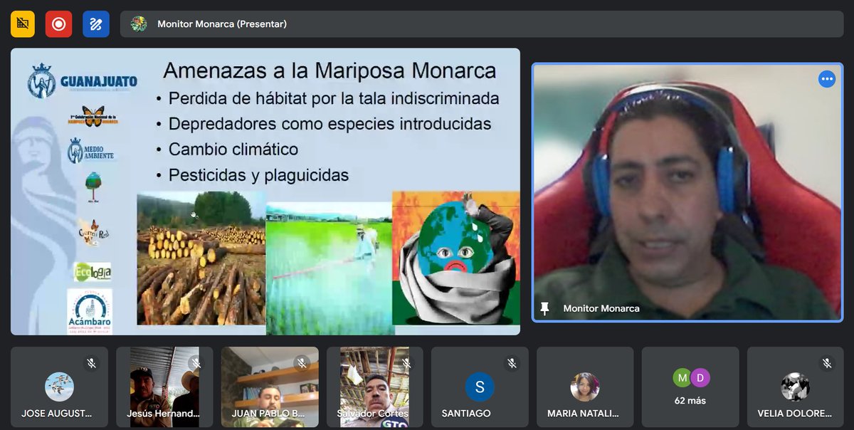 #Entérate | Se llevó a cabo la capacitación 'Mariposa Monarca: Monitoreo y Conservación' en la que compartimos la importancia del fenómeno migratorio de la monarca, así como sus cuidados y monitoreo a través de la APP 'Mi Monarca' para proteger su paso por el estado.  📲🦋 1|2