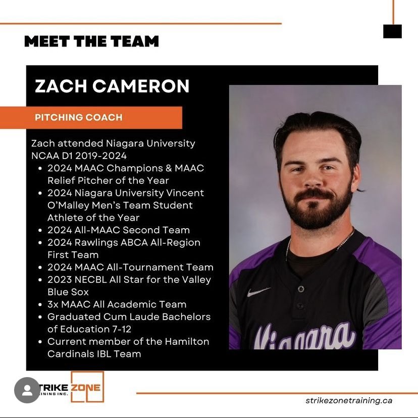 Excited to be a part of the team and looking forward to having the opportunity to continue my coaching journey with Strikezone &amp; their amazing facility &amp; staff. That being said, I am now available this off-season for indoor lessons! Either reach out via DM, email, or book online
