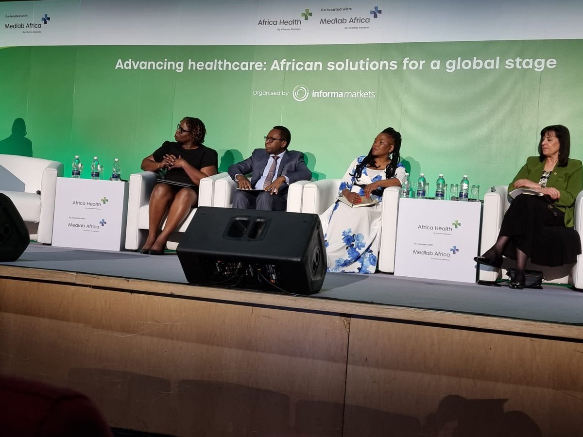 Excellent discussions at the #AfricaHealth on the importance of #globalhealth diplomacy &amp; #healthpartnerships .We need national ownership &amp; alignment . Children thrive in peace,while major child killers &amp; disease outbreaks thrive in conflict &amp; un-coordinated partnerships.