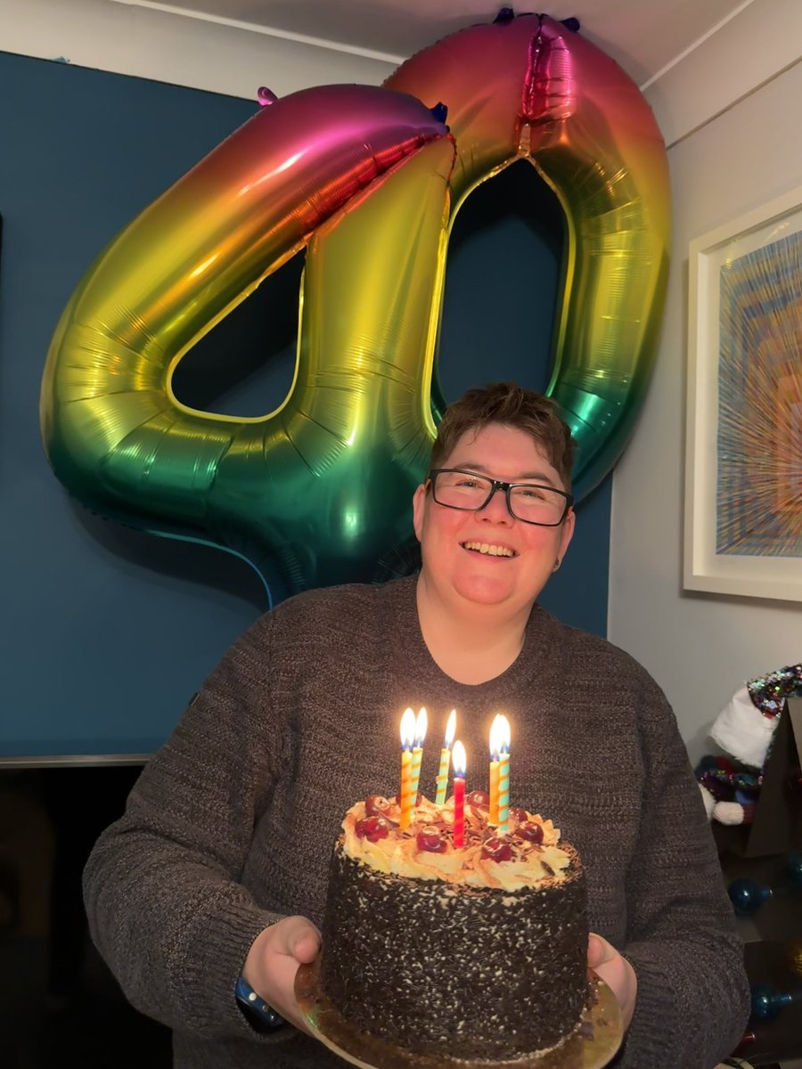 Ooooh. That was a day! 
40!! Blimey!