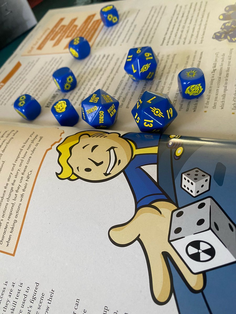 On October 23rd, 2077 the storm of nuclear war reduced most of the planet to cinders. How will you shape the wasteland? 

😉👍 Fallout: The Roleplaying Game
ROW buff.ly/48r71Ss
NA buff.ly/48jPdsa
#FalloutDay #Fallout #ttrpg