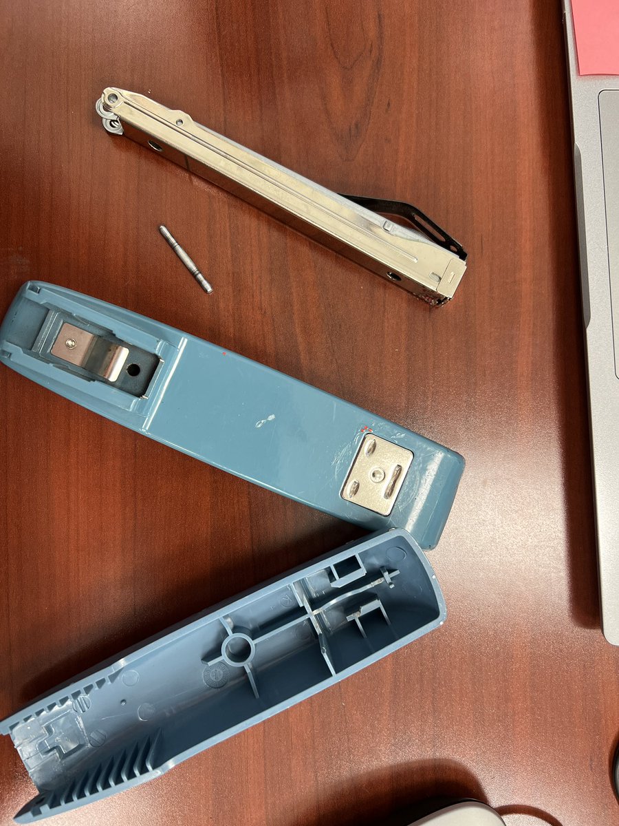 This morning I went to hang up next week’s rehearsal schedule, and the whole stapler fell apart in my hand…. Pretty indicative of my day in general! How’s everyone else doing? 🤣