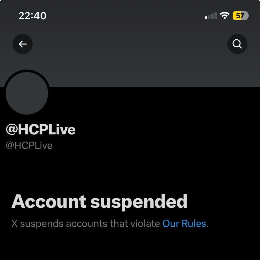 MrMercerHall's tweet photo. @ViiVHC @HCPLive The accounts been suspended. Just wanted to make you aware. https://t.co/83beexWH36