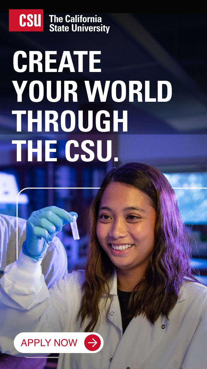 calstate's tweet photo. College application season is here! 🎒
Applying is easy, complete one application and send it to multiple #CalState universities. #CalStateApply
Link to apply: https://t.co/cXVEfM2NuQ
Help Center: https://t.co/YAD0KLeNJU https://t.co/kyrWtmZYKL