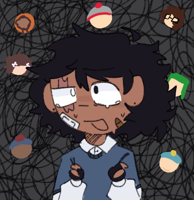 theIdiot_akira's tweet image. ♬ ; THESE PEOPLE ARE WEIRD IN HERE AND THEY’RE GIVING ME THE FEAR JUST BECAUSE YOU KNOW MY NAME DOESN'T MEAN YOU KNOW MY GAME ‼️‼️

———————— 

This was a rushed doodle .. I’m sorry .

{ #sptwt #spart #sprp #spoc #spthenewkid #spAu #newkid #southpark }