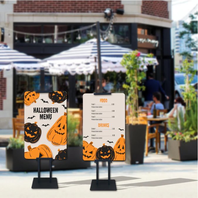 DisplayFactory8's tweet image. 🎃Special Offer for Halloween: 
GET 5% OFF 👇
displayfactorywholesale.com
✨Let&apos;s start to decorate our Halloween
✅Sturdy&amp;amp;Stable Poster stand holder
✅Double-side Design
✅Adjustable Height
✅Simple to install
✅Multiple Use for indoor&amp;amp;outdoor
#Halloween #banner #DisplayFactory