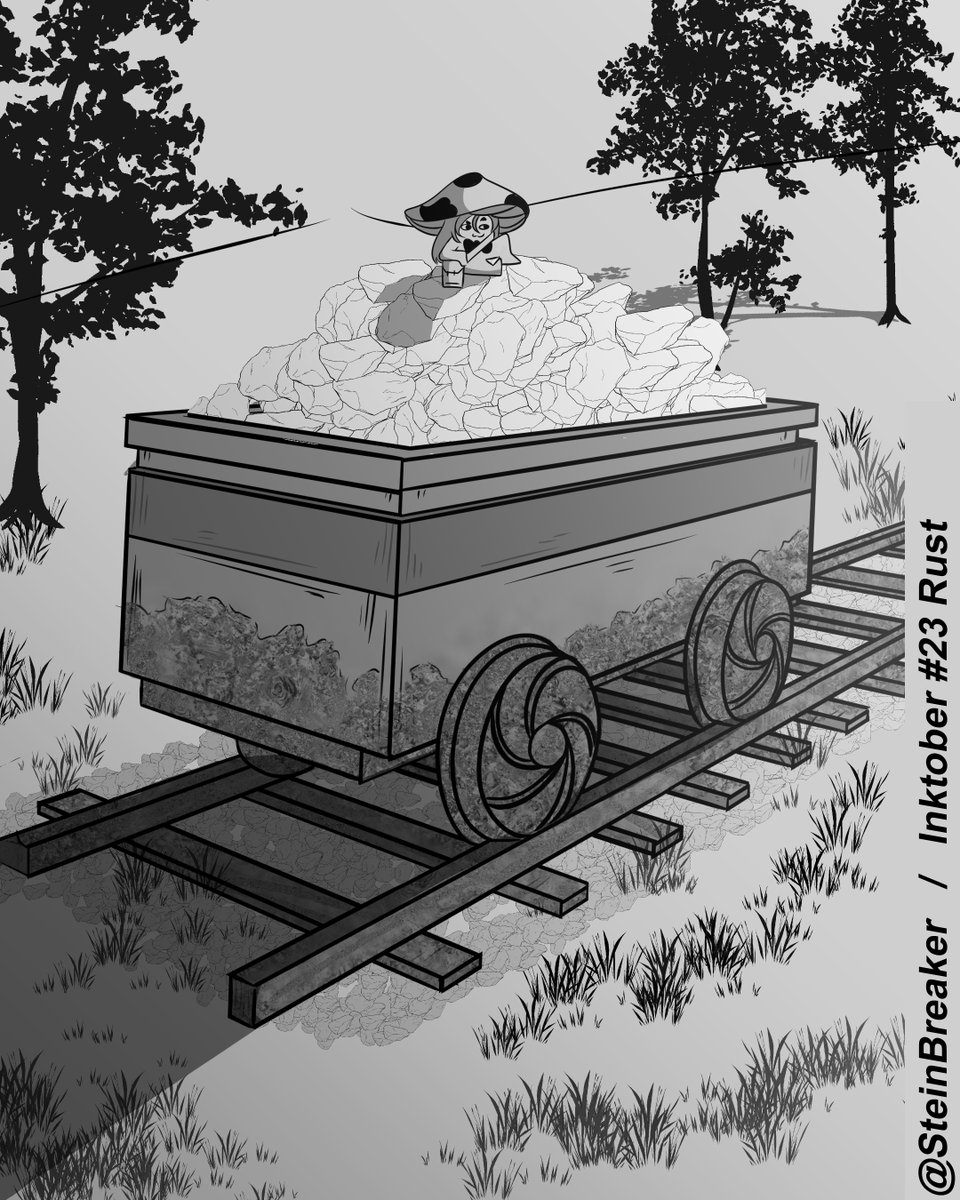 BreakerStein's tweet photo. Inktober día 23 "Rust"  

#inktober2024 #arte #ilustración #dibujo #dibujos #ilustracióndigital #artedigital #illustra https://t.co/gq2pcIRnpk