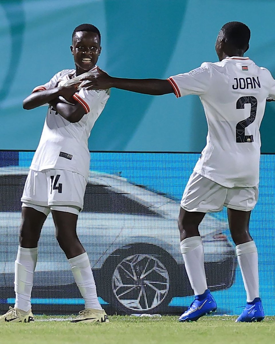 CarolRadull's tweet image. Junior Starlets made history by winning their first ever FIFA World Cup match, beating Mexico 2-1 in their last group game.

Lornah Faith and Valerie Nekesa scored for KENYA 

#RadullKE #U17WWC