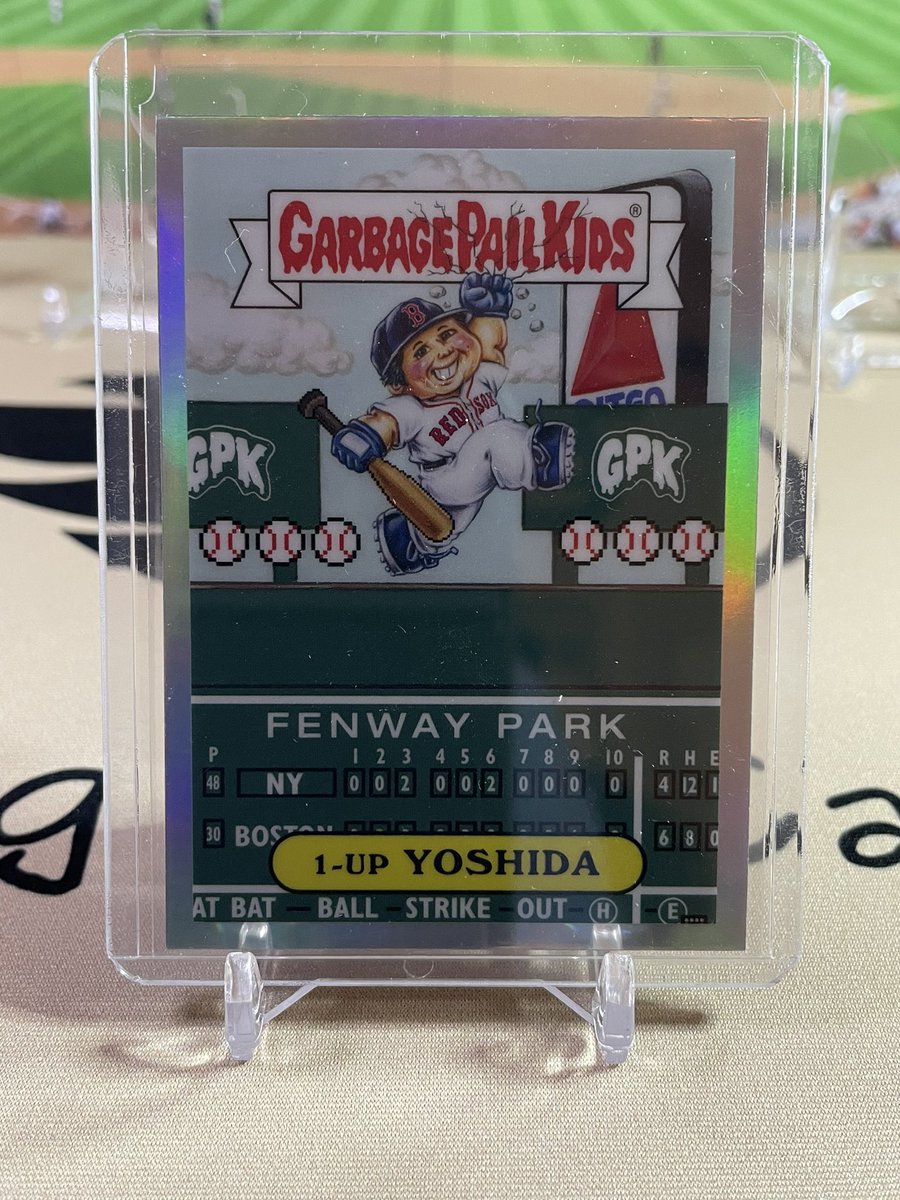 LongBallCards's tweet image. Lots of highlights from tonight’s break. Had to pare it down to these 😮🔥 #thehobby #paulskenes #jacksonchourio #garbagepailkids