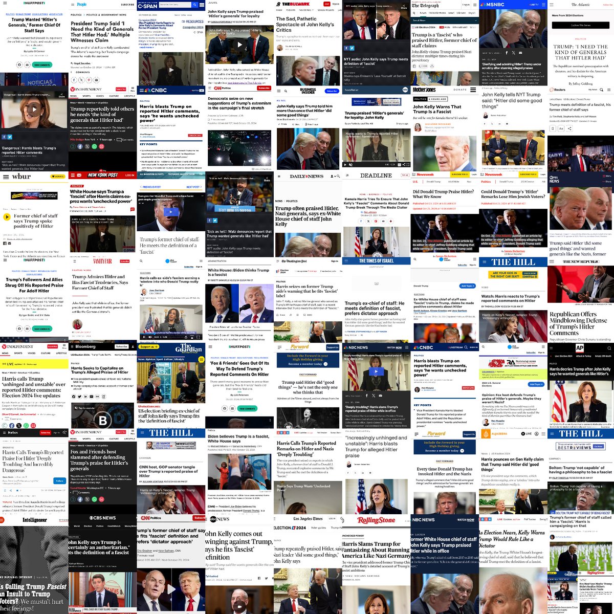 RobertMSterling's tweet image. The Trump-Hitler story is a psyop.

I mean that literally, not figuratively. It’s a military-grade, multi-stage psychological operation, engineered to re-energize demoralized Harris supporters and—through stigmatization—reduce turnout among Trump supporters.

Here’s how it works:…