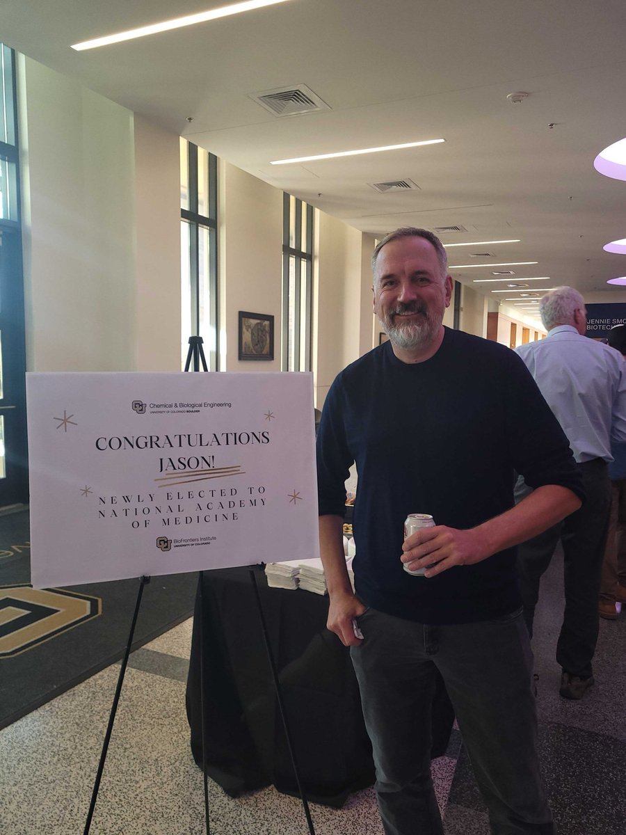 BurdickLab's tweet photo. More celebrations today for Jason’s (@theNAMedicine) selection! @BioFrontiers https://t.co/jYlmEC1vbD