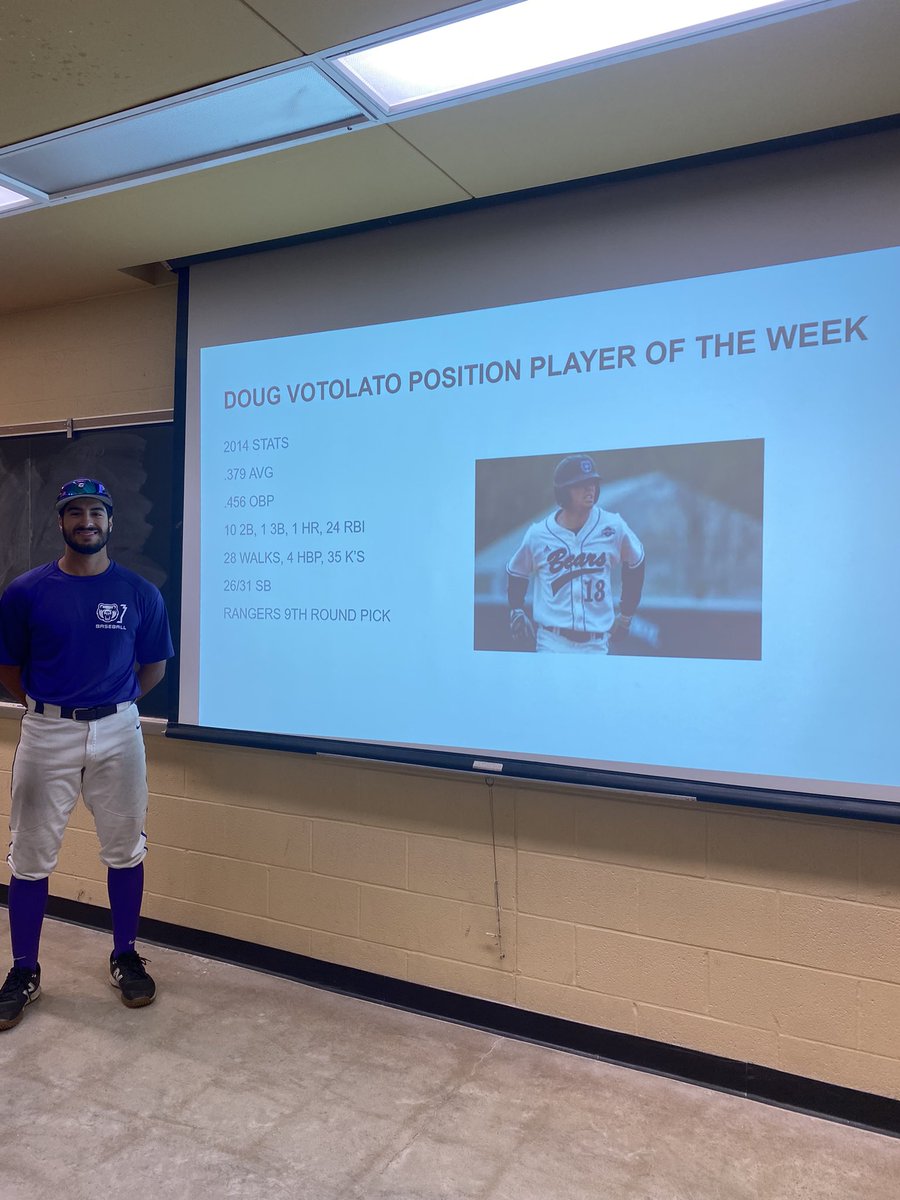 WEEK 6 PLAYERS OF THE WEEK🐻

Gavin Stone Pitcher of the Week - Coleman MacRae 

Doug Votolato Position Player of the Week - Keon Moseni

#FightFinishFaith 
#ProtectTheBear
