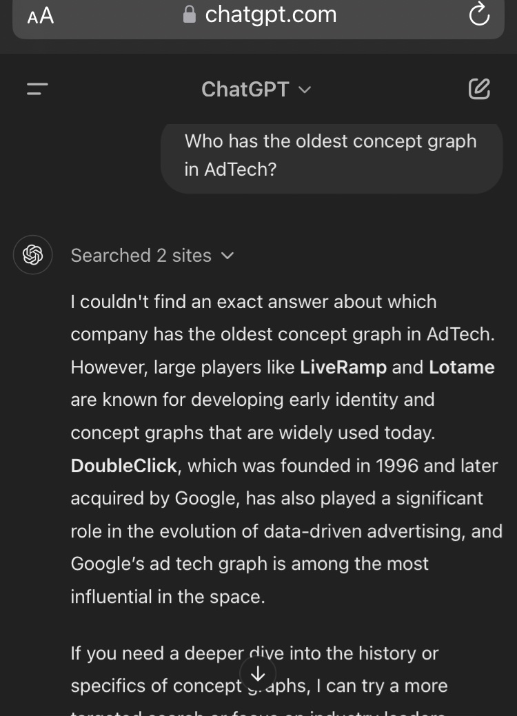 TyJanes's tweet photo. @EricTilbury_RTB @ChatGPTapp FWIW I get a very different response https://t.co/8JiEiR60RR
