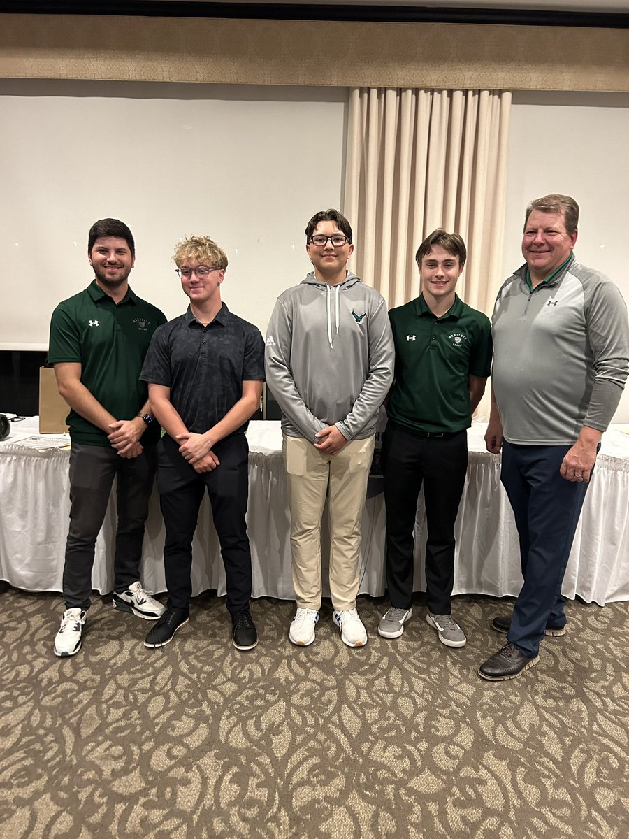 All-Conference Golfers (top 20 in the conference). Congrats Robby Coyne, Travis Kasuba and Daniel Ryniec