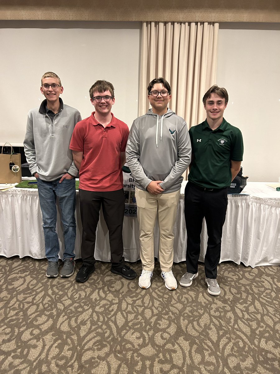 Academic All-Conference 
Tim Berendt, James Griffin, Daniel Ryniec and Robby Coyne (not pictured Ryan Dresser)