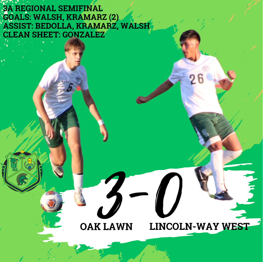 OakSoccer's tweet photo. Spartans move on to face Lockport Friday night at 6:00! 💚 https://t.co/eQoFemJ2MP