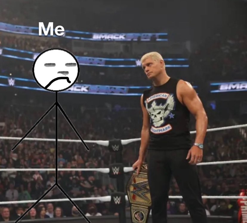 For what I’m paying for these WrestleMania 41 tickets I better be facing Cody Rhodes in the main event