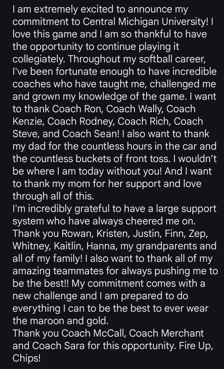 Fire Up Chips!! 🔥🔥🔥🔥
<a href="/McCallSalmon/">McCall Salmon</a> <a href="/BrittiniK24/">Brittini Merchant</a> <a href="/saradriesenga10/">Sara Driesenga</a> <a href="/CMUSoftball/">CMU Softball</a>