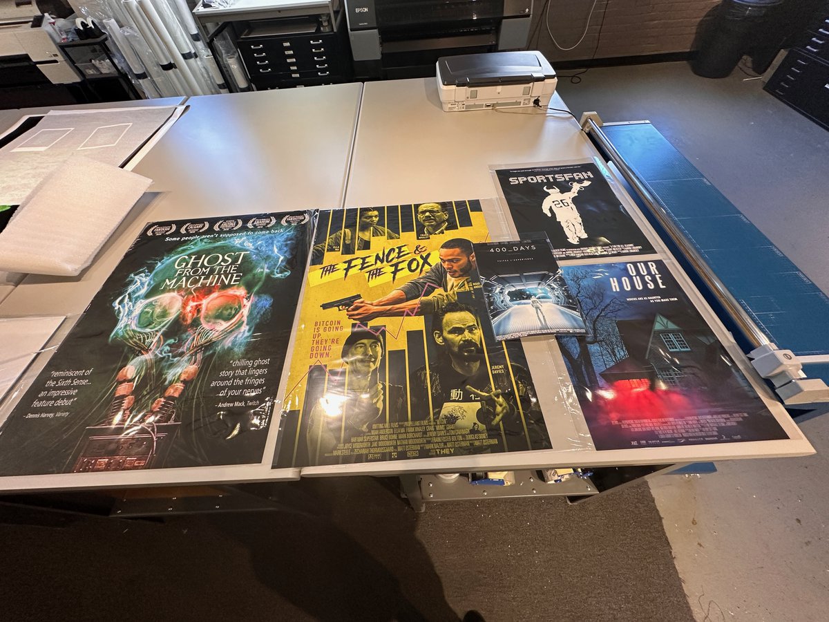 TFW you pick up the visual representation of your life's creative work at the printer (or at least +/-70% of it).