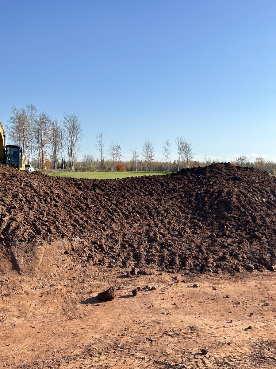 Northumberland Links Conditions (@linksconditions) on Twitter photo New fairway bunkers are roughed in on #2 and almost there with center bunker on #2 green. Nick is amazing, he is doing everything without a knuckle bucket! <a href="/cfgolfdesign/">Christine Fraser</a> , <a href="/YoungerGolf/">Rick Young</a> New fairway bunkers are roughed in on #2 and almost there with center bunker on #2 green. Nick is amazing, he is doing everything without a knuckle bucket! <a href="/cfgolfdesign/">Christine Fraser</a> , <a href="/YoungerGolf/">Rick Young</a>
