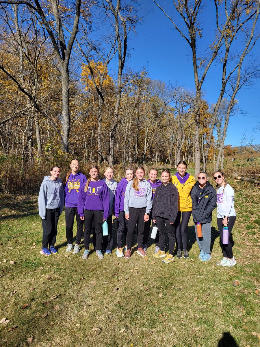 CONGRATULATIONS to our Jordyn and Taylor for qualifying for STATE!

Our team placed 4th. Sometimes things happen that are out of our control. Adversity does not define us and it will not take our shine! So proud of this team &amp; the season we've had. Our girls run with so much 💜.