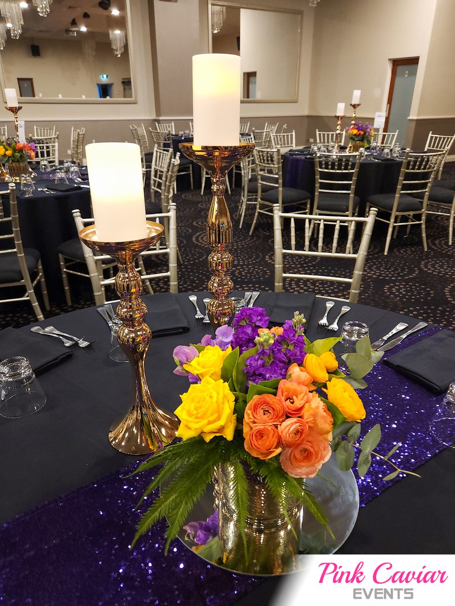 PinkCaviarEvent's tweet photo. Honouring the Hills Knights Football Club's 50-year journey with a stunning gala dinner! 🥂 From elegant gold accents to the deep purples and florals, the Hudson Hotel &amp; Events Centre was the perfect backdrop for a night of celebration, elegance, and cherished memories. ⚽ https://t.co/EkmD02Bsxf