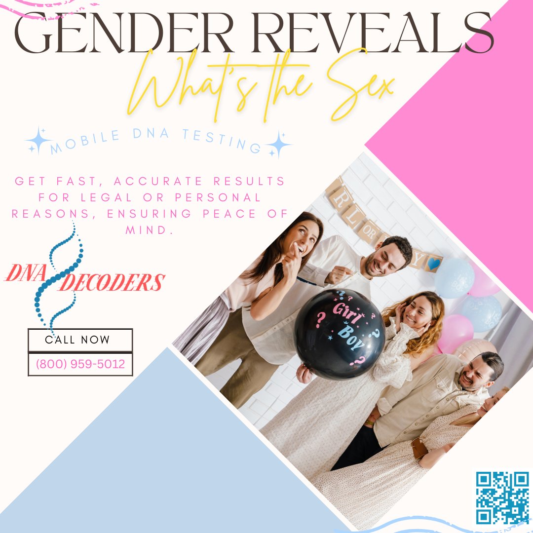 DNADecoders's tweet image. #genderreveals #dnadecoders #mobilednatesting