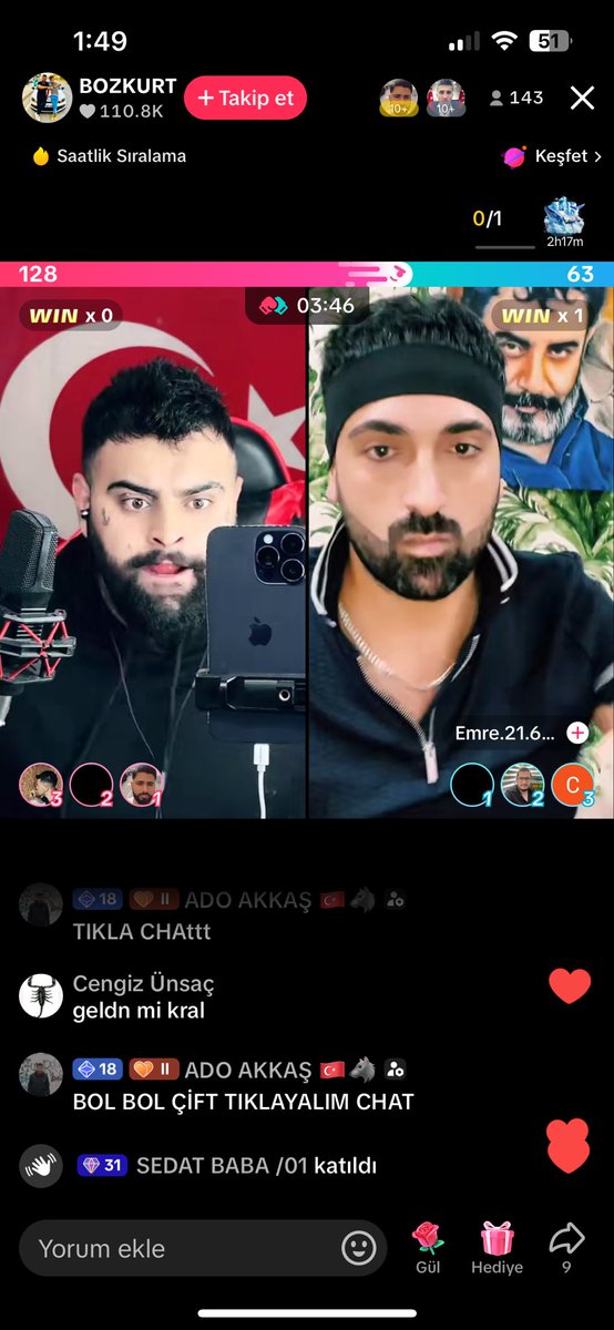 Tiktokta bu tarz yayınlar açıp üzerinde Türk Bayrağı taşıyıp insanların attığı jeton lar karşısında yenilip “X kişisi bana bastı, içimden geçti” , “X kişisi beni böyle yaptı şöyle yaptı…” diyip Türklüğe leke süren, ağza alınmayacak ithamlarda bulunan bu insanlar da yargılansın.