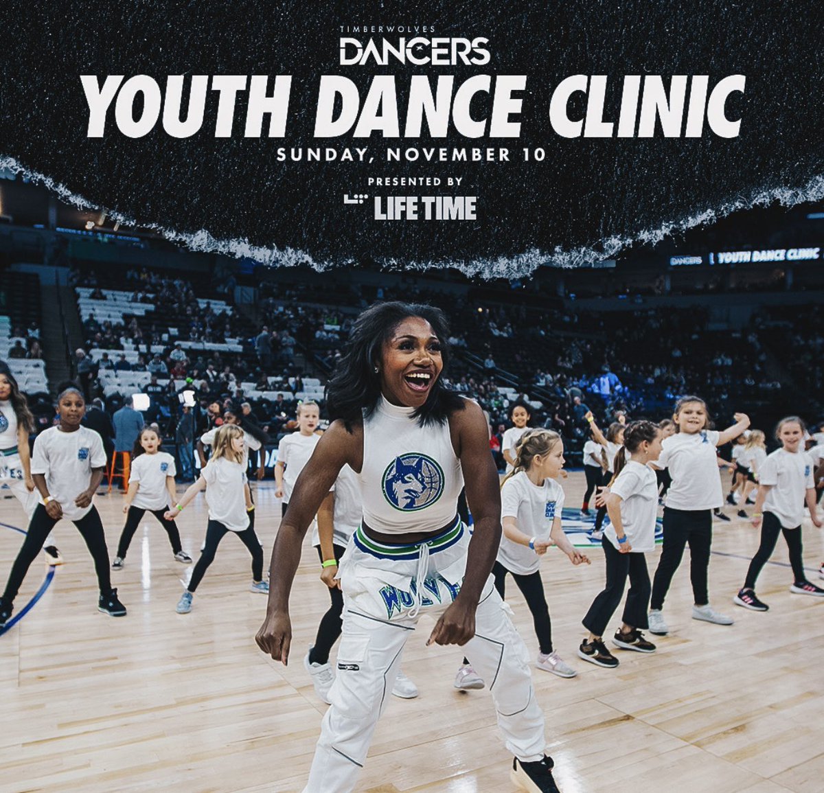 📣Calling all dancers ages 6-17! 📣 We want to dance with YOU on the Target Center Court! 

Join us at our annual Youth Dance Clinic on Sunday, November 10th! 🗓️ 

Click the 🔗 in our bio to register before the deadline on November 1st! Spots are limited!