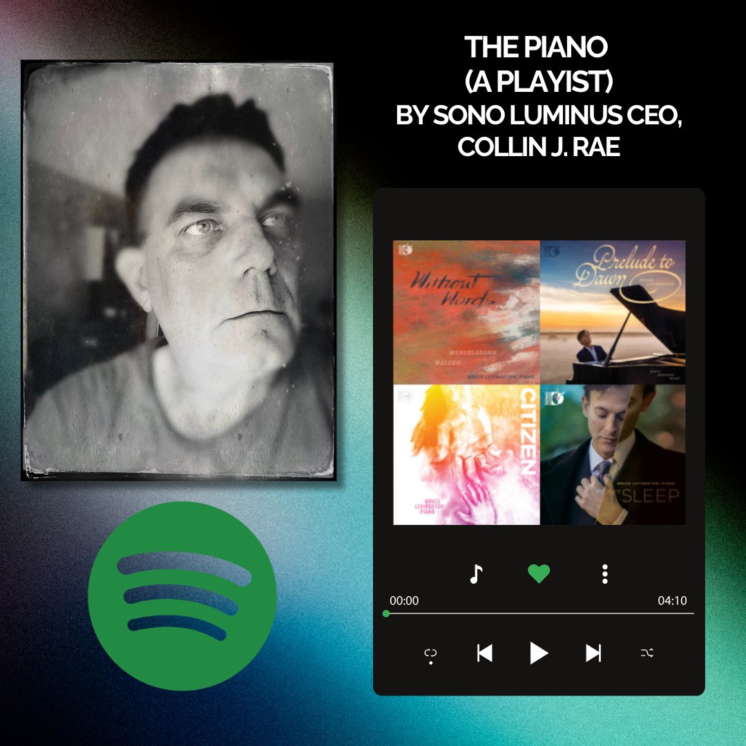 "...You can just put this on and kind of let go."
-Collin J Rae, CEO Sono Luminus

Enjoy Collin's playlist on Spotify:
open.spotify.com/playlist/68lNt…

#PianoMusic #PianoPlaylist #SpotifyPlaylist