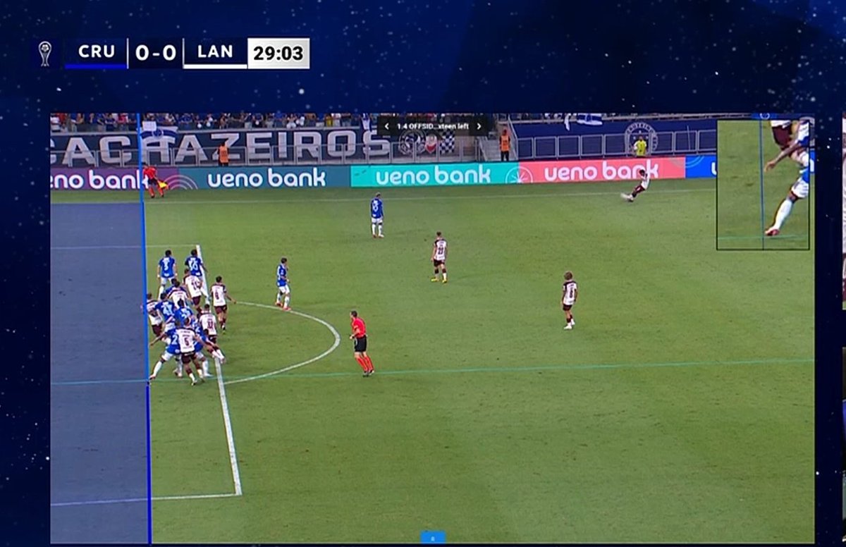 giraltpablo's tweet photo. No se puede creer el gol que le anularon a Lanús. Un talle de camiseta menos y era válido.

¿Les pareció off-side? https://t.co/0mhlgqbKwT