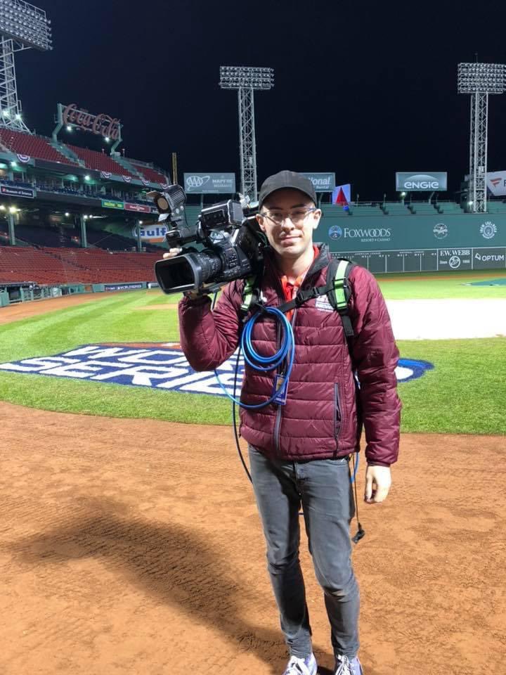 Today marks 6 years in the news biz! Here I am in 2018 running my first set of live shots for <a href="/wpri12/">WPRI 12</a> from on the field of Fenway Park. Not a bad way to start!