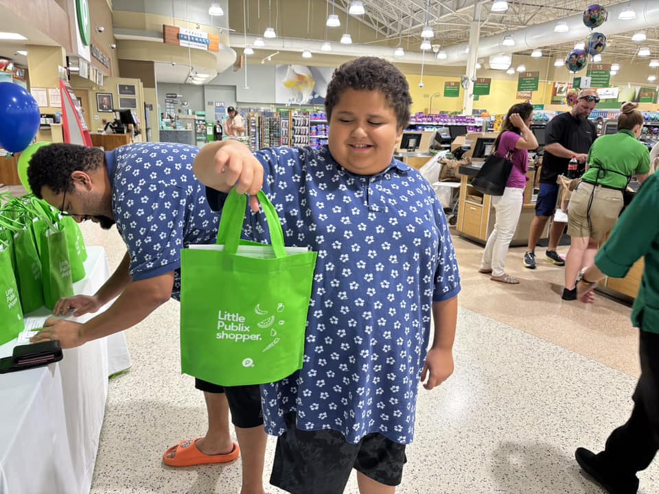 Spotted at the grocery store: <a href="/VCSManateeCove/">Manatee Cove Elementary</a> students turning shopping into a math lesson! These little grocery shoppers were busy practicing their math skills, adding up prices, and comparing deals. Way to bring learning to life, Manatee Cove!