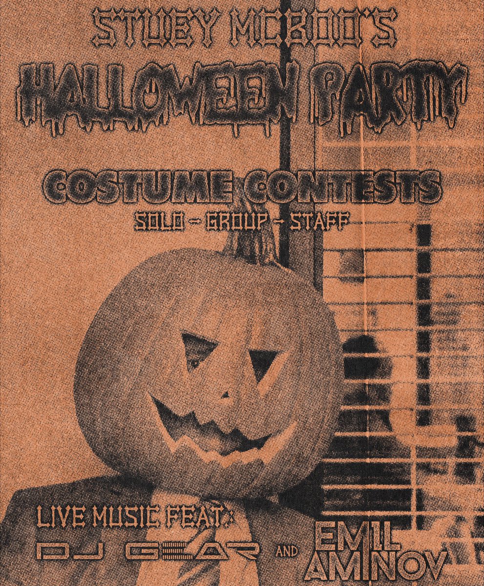🎃THIS SATURDAY🎃 $100-$50-$25 Stuey’s gift card for 1st-2nd-3rd respectively. For Single AND Group costumes!

Contests start at 10pm 👻 DJ Gear &amp; Emil go on at 9pm. Any questions, be sure to blow up Julia’s DMs!