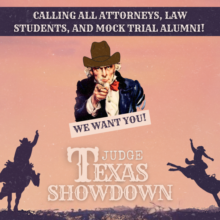 Are you an attorney, law student, or mock trial alum based in Austin? Our inaugural mock trial invitational will be held at Texas Law from November 16-17th, and we need judges! 

Click the link below to sign up to judge!🤘
docs.google.com/forms/d/e/1FAI…

#Austin #TexasLaw #attorney