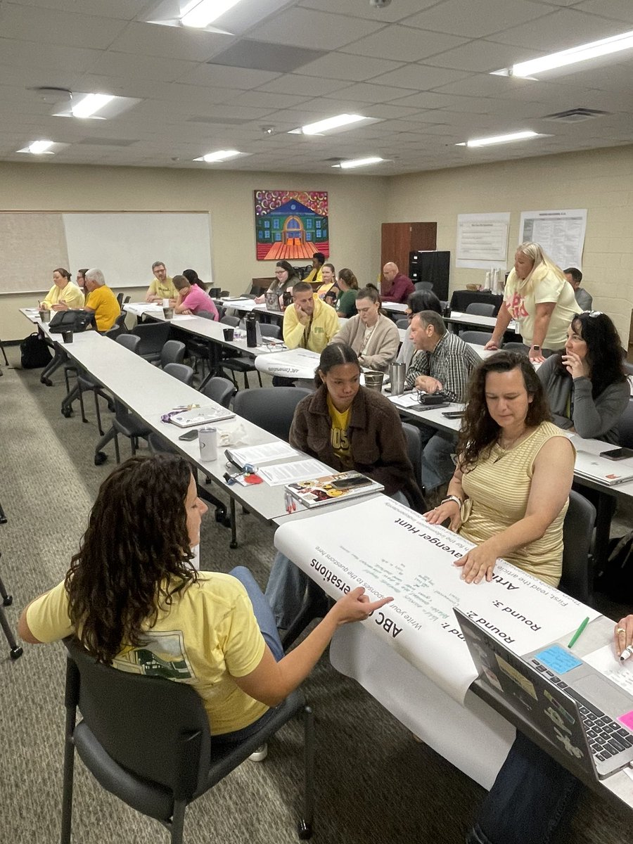JonesPLC35's tweet photo. Today our GLT took our staff through a PD on Valid and Reliable CFA’s. Great day for THE @ProsperHS! @SolutionTree @ProsperISD https://t.co/HBASOd5BTk