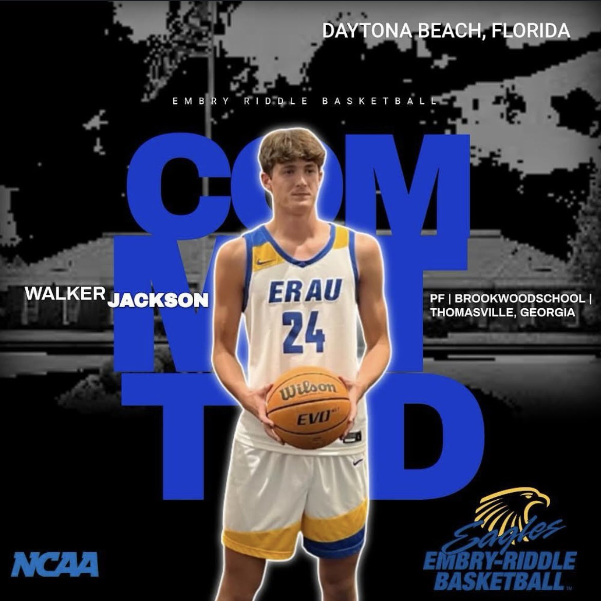 Trent Markwith (@tmarkwith14) on Twitter photo 2025 F Walker Jackson of Brookwood School has committed to Embry-Riddle.
<a href="/walkerjjackson/">Walker Jackson</a> 2025 F Walker Jackson of Brookwood School has committed to Embry-Riddle.
<a href="/walkerjjackson/">Walker Jackson</a>