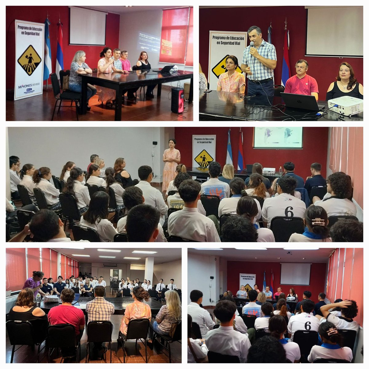 secgeneralcge's tweet photo. Esta mañana desde el Programa de Educación en Seguridad Vial se desarrolló un encuentro de sensibilización con estudiantes de secundaria. Contando con la disertación de la Comunicadora Social Ana C. Peñalva de la Agencia Nacional de Seguridad Vial. https://t.co/gTLmyi3cqR