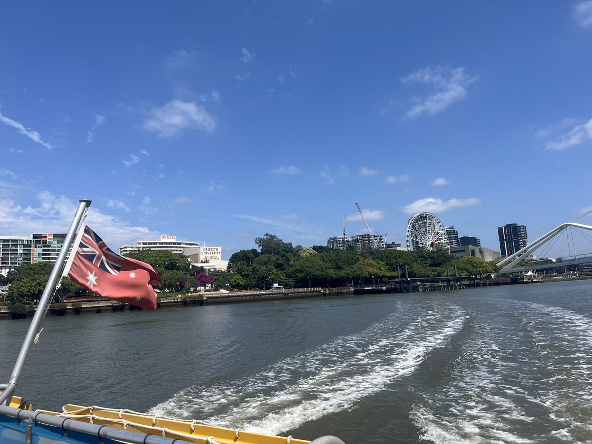 Claudia Vickers (@claudiaevickers) on Twitter photo Took the ferry to work this morning along the beautiful #Brisbane river. See <a href="/RydgesSouthBank/">Rydges South Bank</a> there behind the trees? That’s where we are hosting #TERPNET2025 in August next year! Are you coming? research.qut.edu.au/cab/terpnet-20… Took the ferry to work this morning along the beautiful #Brisbane river. See <a href="/RydgesSouthBank/">Rydges South Bank</a> there behind the trees? That’s where we are hosting #TERPNET2025 in August next year! Are you coming? research.qut.edu.au/cab/terpnet-20…