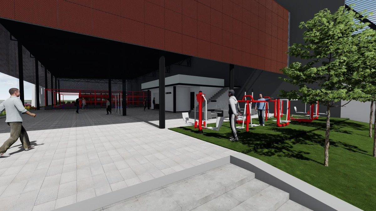 czamoramatute's tweet photo. #Obras | Así será la #restauración del Complejo Deportivo y Cultural de #Cazhapata. 🏟️
Un espacio digno donde todos los cuencanos podrán disfrutar de deportes como:
⚽️ #Fútbol
🎾 #Pádel
💪 #Racquet
👨⚕️ #Farmacia
🍃 Áreas #verdes y muchos más.
Obras que se realizan con #AmorPorCuenca ❤️💛