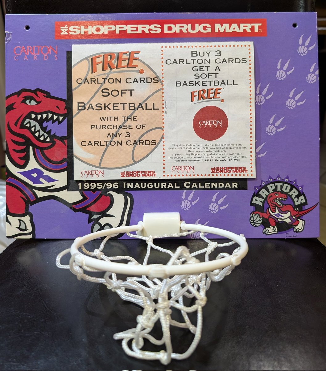 Mark (@markistooshort) on Twitter photo I've had this for 30 years.
Opening day calendar 1995.
<a href="/Raptors/">Toronto Raptors</a> <a href="/ShopprsDrugMart/">Shoppers Drug Mart</a>
<a href="/CP24/">CP24</a> <a href="/CTVToronto/">CTV News Toronto</a> I've had this for 30 years.
Opening day calendar 1995.
<a href="/Raptors/">Toronto Raptors</a> <a href="/ShopprsDrugMart/">Shoppers Drug Mart</a>
<a href="/CP24/">CP24</a> <a href="/CTVToronto/">CTV News Toronto</a>