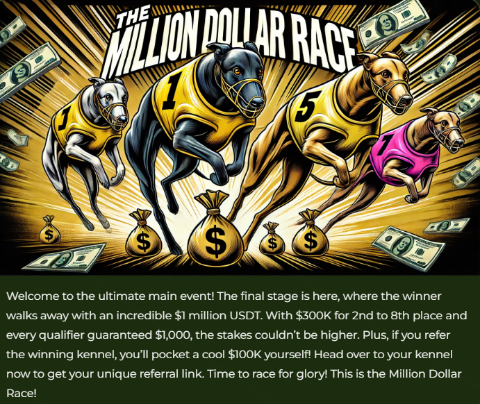 🎉 Final Breeder #Giveaway! 🎉  
In hopes of spreading the word across all of #Web3 about THE 1 MILLION DOLLAR RACE!  The Muzzle Run team will give away an unopened breeder to one person who likes, retweets, and tags someone in Web3.
#P2E #Gaming $Froth