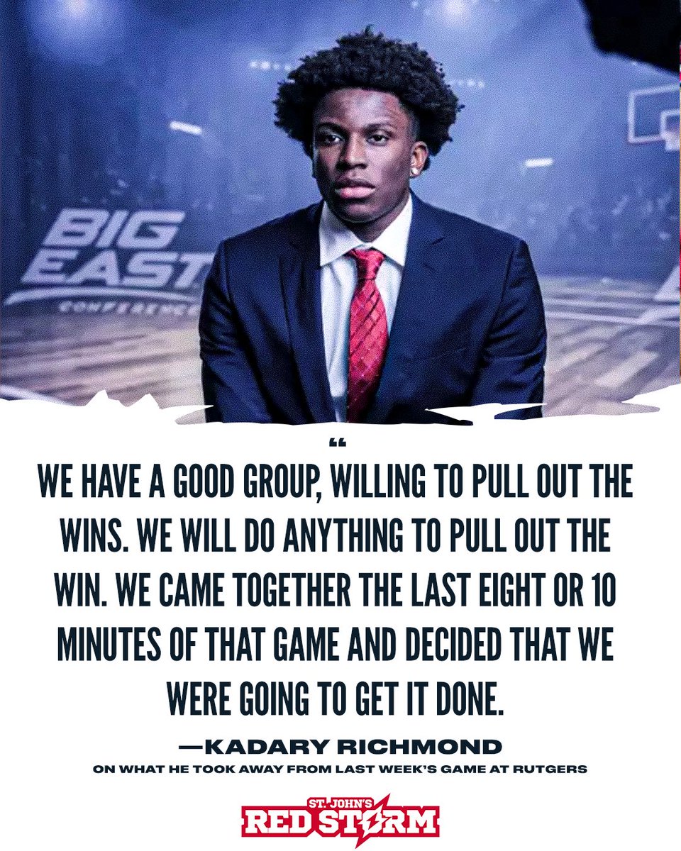 St. John's Men’s Basketball tweet media