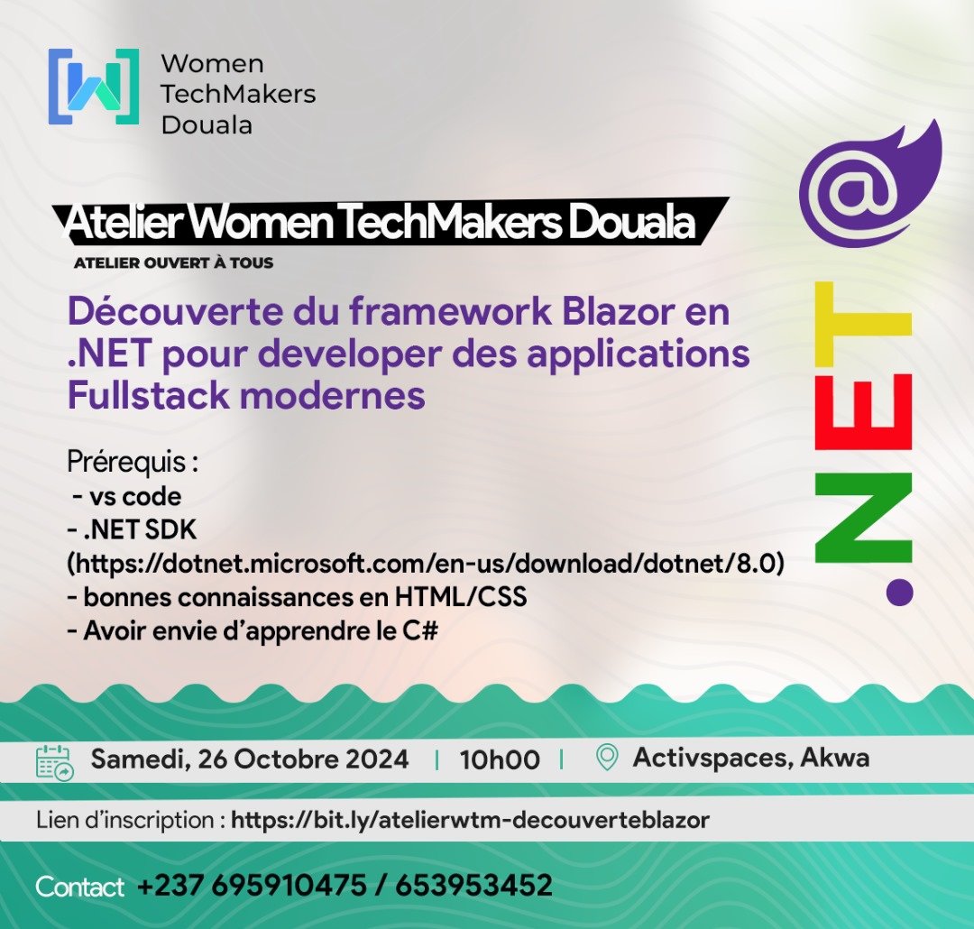 Women TechMakers Douala #IWD2026 tweet media