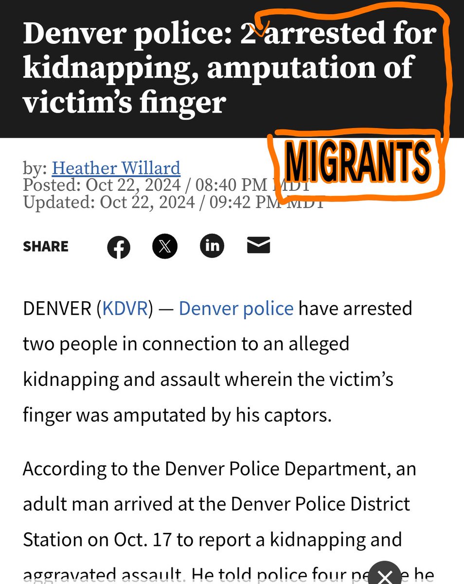 DatelessJ's tweet photo. @RepJasonCrow Kinda thinking your constituent who had his fingers "amputated" by the Venezuelan illegals may not agree. π€ Maybe sit this one out and let @JohnE_Fabb handle the illegals. #colorado #copolitics #Venezuela #gangs #TdA #VoteRedToSaveColorado #Aurora #denver https://t.co/Lhm7AukpXY